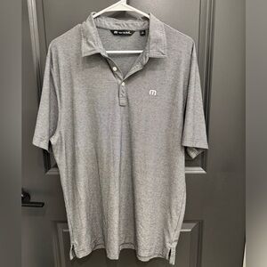 TRAVIS MATTHEW | L grey short sleeve golf polo